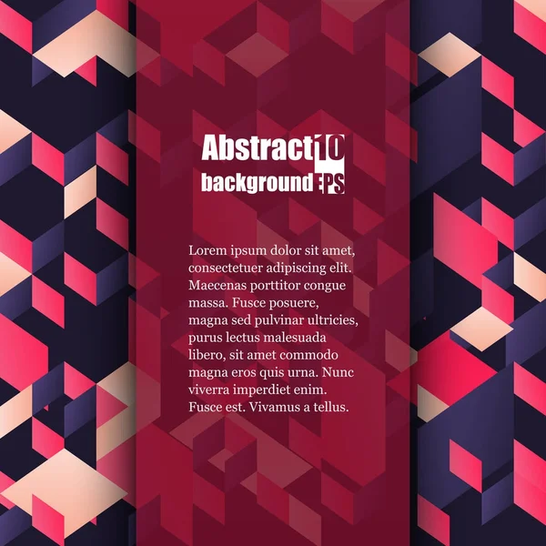 Brožura šablona s abstraktní pozadí. Eps10 vektorové ilustrace — Stockový vektor