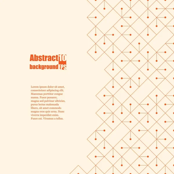 Abstrakter moderner Hintergrund mit Raute. eps10 Vektorabbildung — Stockvektor