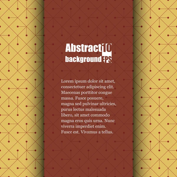 Abstracte moderne achtergrond met ruit. Brochure sjabloon met abstracte achtergrond. Eps10 Vector Illustratie — Stockvector