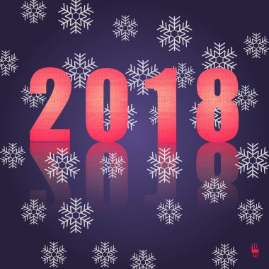 Yeni yıl arka plan geometrik desenli. Noel kartı. Kış arka plan. Eps10 vektör çizim