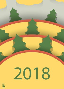 Yeni yıl arka plan geometrik desenli. Noel kartı. Kış arka plan. Eps10 vektör çizim