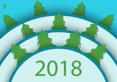 Yeni yıl arka plan geometrik desenli. Noel kartı. Kış arka plan. Eps10 vektör çizim