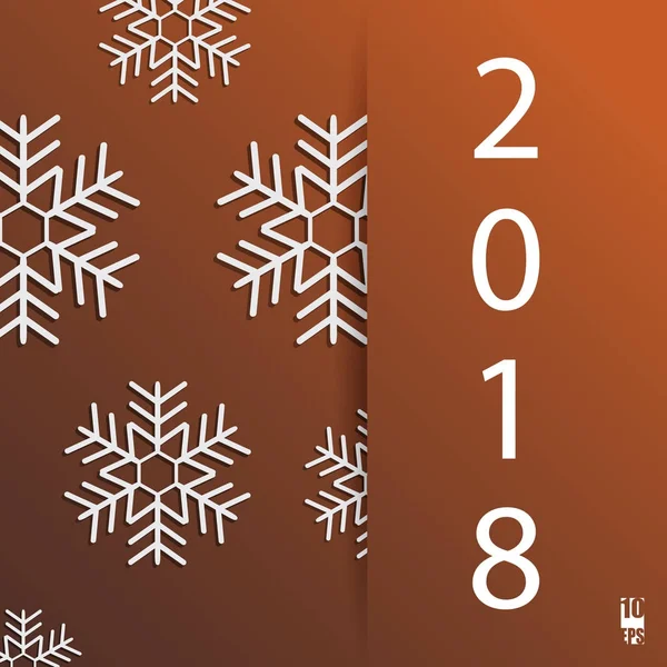 Новогодний фон с геометрическим рисунком. Рождественская открытка Зимний фон. Векторная иллюстрация Eps10 — стоковый вектор