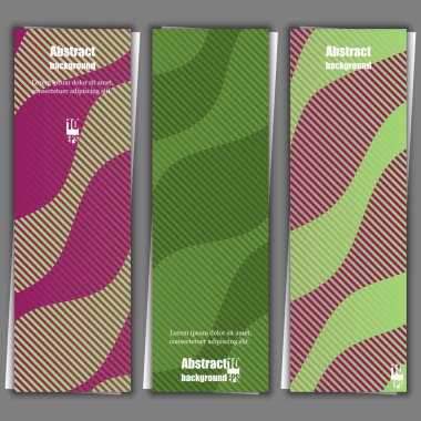 Geometrik desenli arka plan. Arka plan afiş şablonlar kümesi. Eps10 vektör çizim