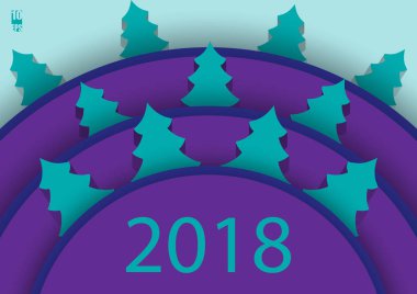 Yeni yıl arka plan geometrik desenli. Noel kartı. Kış arka plan. Eps10 vektör çizim