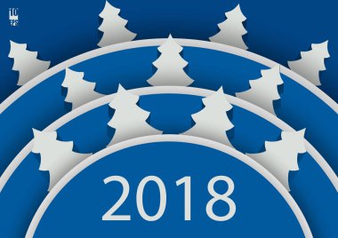 Yeni yıl arka plan geometrik desenli. Noel kartı. Kış arka plan. Eps10 vektör çizim