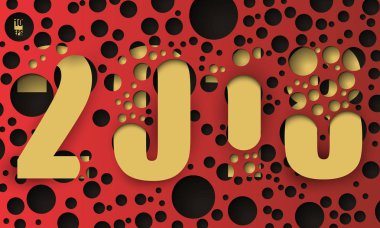 Yeni yıl arka plan geometrik desenli. Noel kartı. Kış arka plan. Eps10 vektör çizim