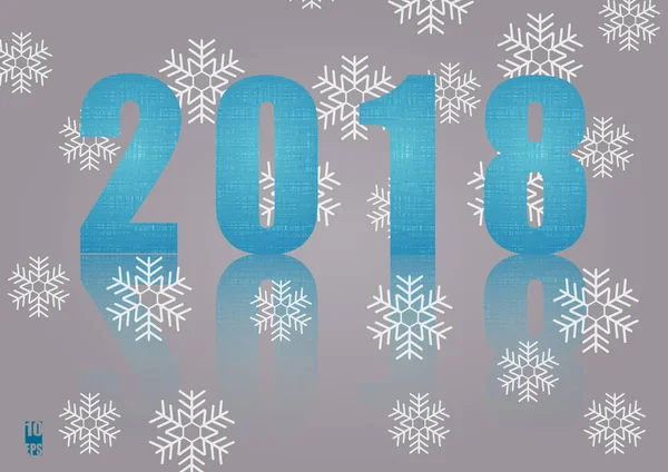 幾何学模様と新年の背景。クリスマス カード。冬の背景。Eps10 ベクトル図 — ストックベクタ
