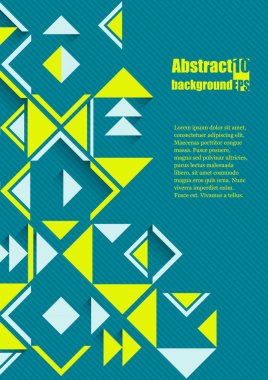 Geometrik etnik desenli arka plan. Eps10 vektör çizim