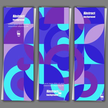 Grafik çizimi. Geometrik desenli soyut bir arkaplan. Banner şablonu. Eps10 Vektör illüstrasyonu