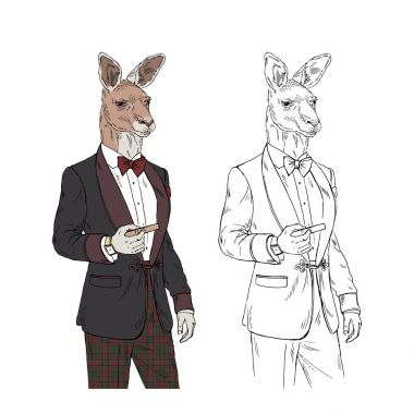 Kanguru beyefendi puro ile