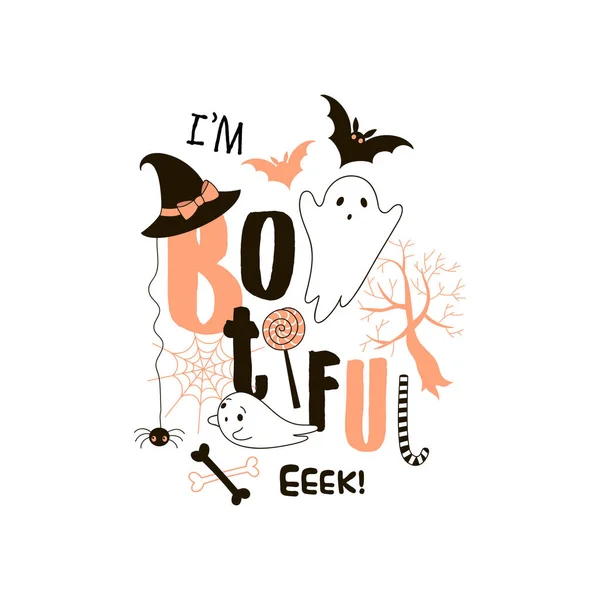 Boldog Halloween design — Stock Vector