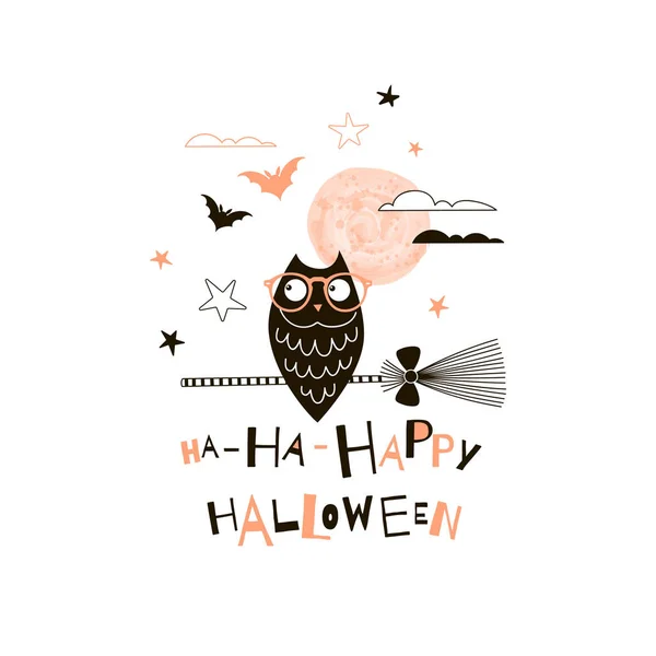 Design de Halloween feliz —  Vetores de Stock