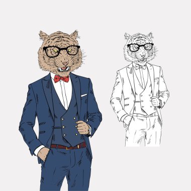 Kaplan adam şık tarzı