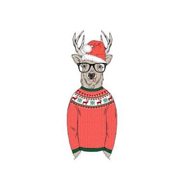 komik Noel kazağı geyik