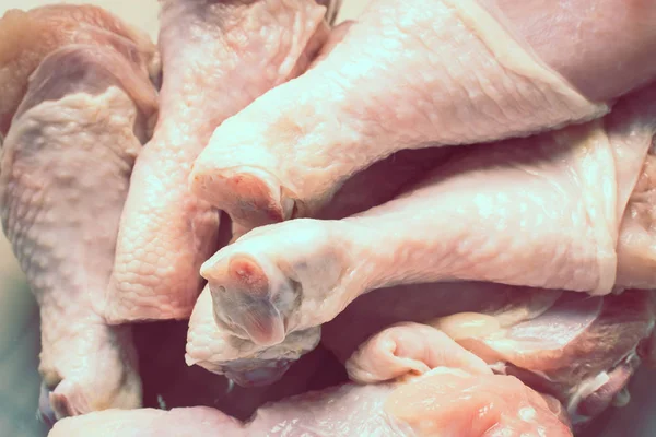 Raw chicken legs for cooking. — Stock Photo, Image