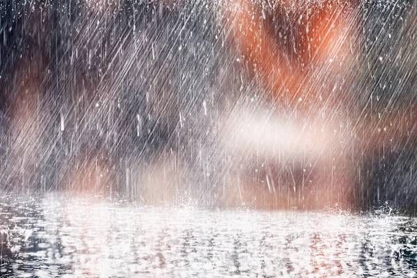 Abstract Background Raindrops Blurred Background — Stock Photo, Image