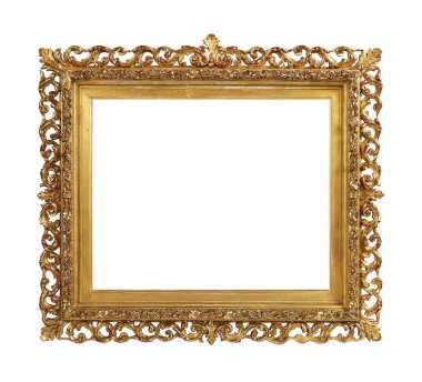 Ayrı Fotoğraf Çerçevesi, Altın Antika Fotoğraf Çerçevesi, Eski Çerçeve