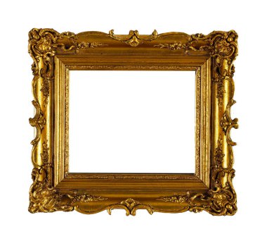 Ayrı Fotoğraf Çerçevesi, Altın Antika Fotoğraf Çerçevesi, Eski Çerçeve