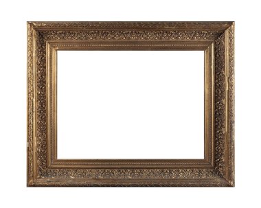 Ayrı Fotoğraf Çerçevesi, Altın Antika Fotoğraf Çerçevesi, Kullanılmış Vintage Çerçeve.