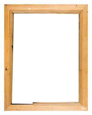 İzole Fotoğraf Çerçevesi, Ahşap Antik Fotoğraf Çerçevesi