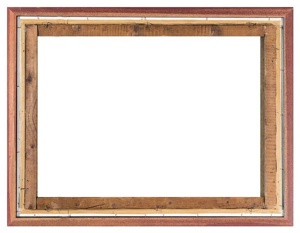 Isolated Photo Frame, Wooden Antique Photo Frame — Stock Photo, Image