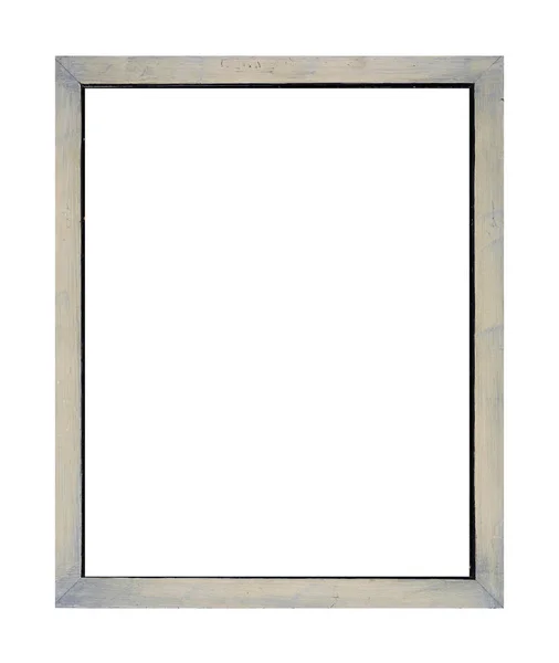 Isolated Photo Frame, Wooden Antique Photo Frame — Stock Photo, Image