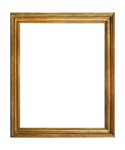 Isolated Photo Frame, Wooden Antique Photo Frame. Stock Picture