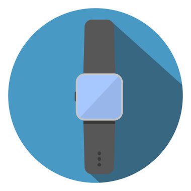 Akıllı izle düz simgesi