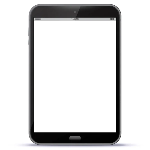 Siyah Tablet Pc vektör çizim