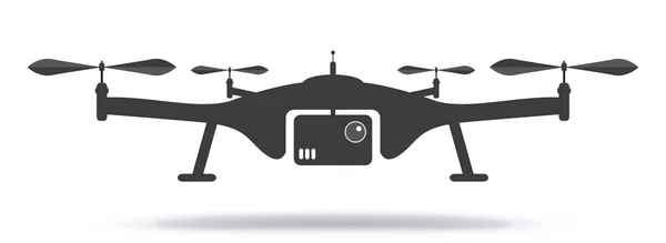 Drone ikon vektor illustration — Stock vektor
