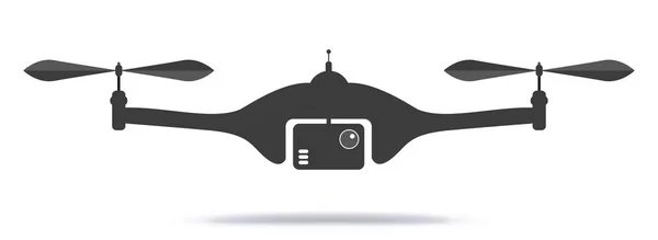 Drohnen-Symbol-Vektor-Illustration — Stockvektor