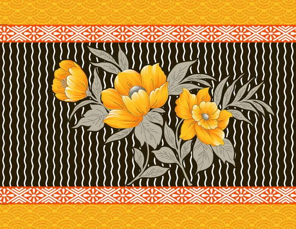 Çiçek sınır tasarımı arka planı