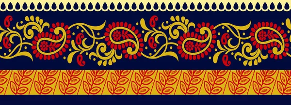Indian Παραδοσιακό Σχεδιασμό Πολύχρωμο Φόντο Paisley — Φωτογραφία Αρχείου