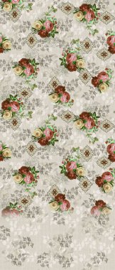 İnanılmaz kumaş soyut arkaplan, çiçek çizimi, dijital ve tekstil baskısı için soyut arkaplan