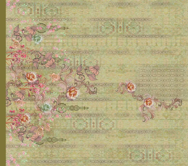 Hindistan kurti dijital arkaplan ön tarafı