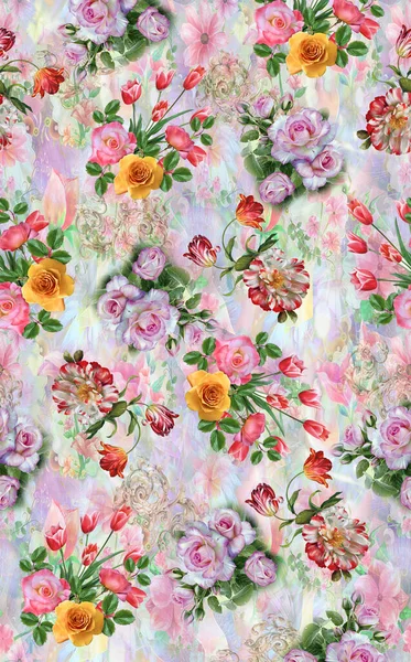 çiçek izin renk desen resim dijital renkli grafikler şirin