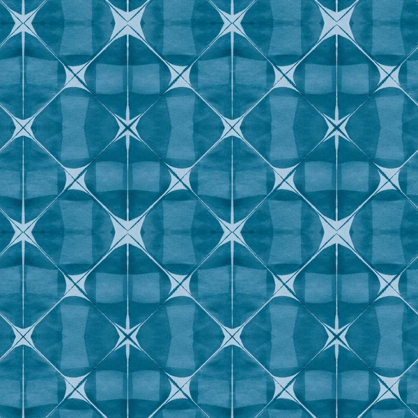 Senza Soluzione Continuità Geometrico Sfondo Colore Blu — Foto Stock