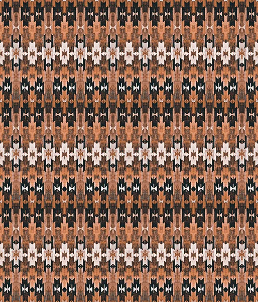 カラフルなシームレスな民族タイル イカットのデザインパターン — ストック写真