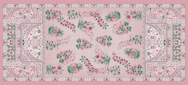 İnanılmaz kumaş soyut arka plan, çiçek buketi, çiçek çizimi, botanik kompozisyonu dijital ve tekstil baskısı için soyut arkaplan