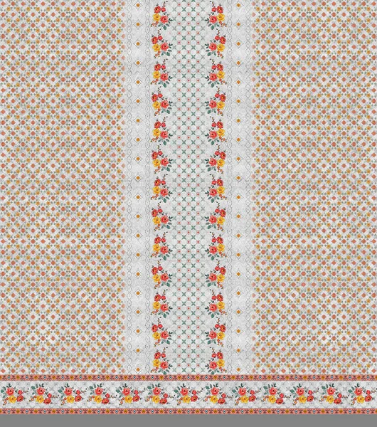 Pak Kurti Digitaal Design Motief Kleurrijke Wallpaper Illustratie — Stockfoto