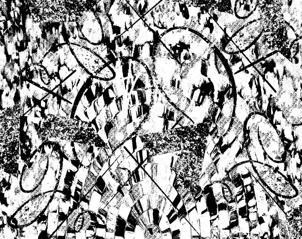 Black & white grunge texture background