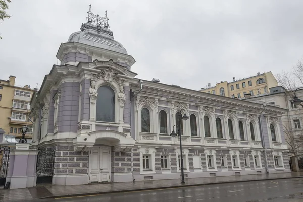 Παλιό Αρχοντικό Στο Κέντρο Της Πόλης Της Μόσχας Ρωσία — Φωτογραφία Αρχείου