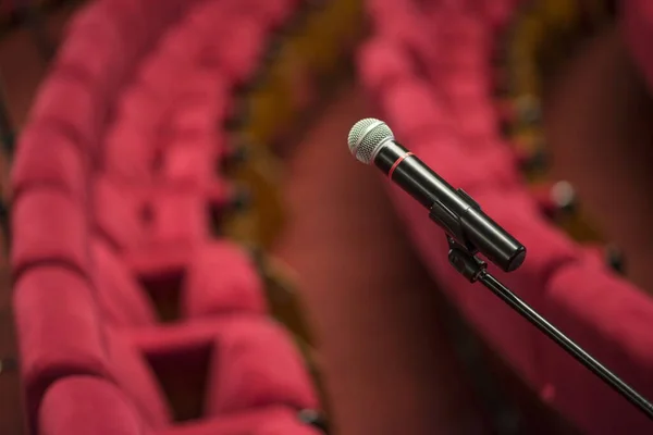 Microphone for work at a business conference.