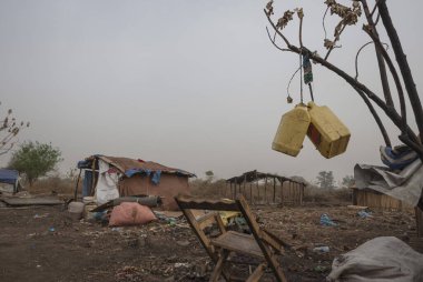 Juba, Güney Sudan 'da yerlerinden edilen insanlar için kamp kurun..