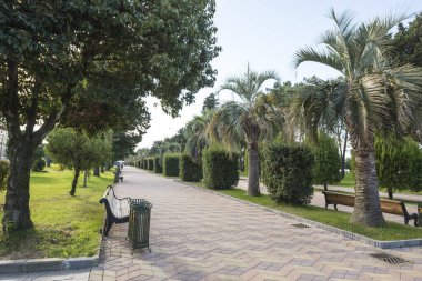 Georgia, Batumi 'deki sahil kenti parkı..