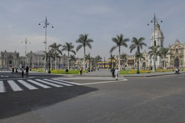 Lima, Peru 'daki Plaza de Armas..