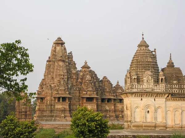 印度Khajuraho古印度寺庙 — 图库照片