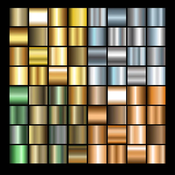 Or bronze argent cuivre — Image vectorielle