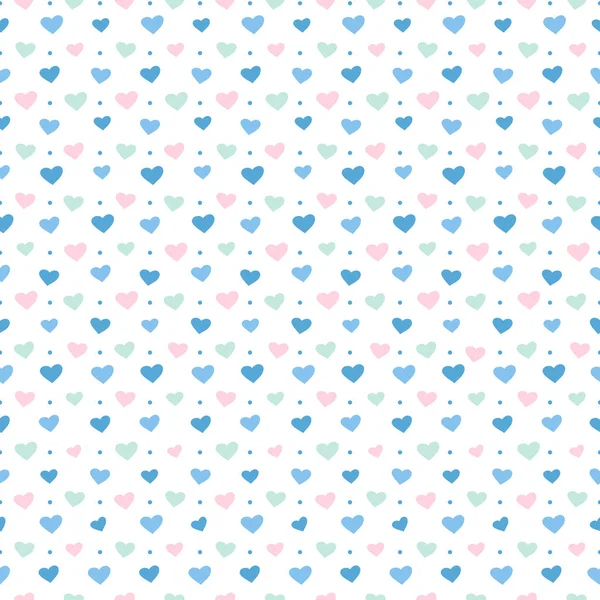 Голубые сердца — стоковый вектор